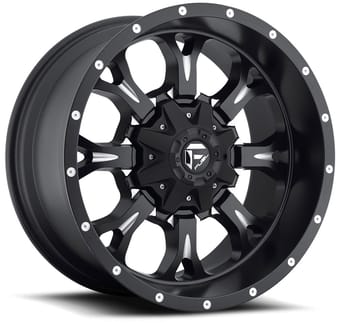 Fuel Off-Road Krank Black Milled