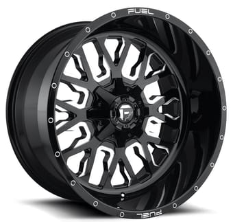Fuel Off-Road D611 Stroke Gloss Black Milled