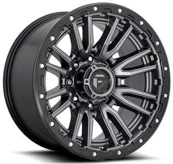 Fuel Off-Road Rebel 8 Anthracite w/ Black Lip D680