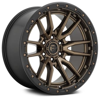 Fuel Off-Road Rebel 6 Bronze w/ Black Lip D681