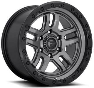 (clearance - no returns) 20x10 fuel off-road ammo anthracite w/ black ring d701 6x5.5/139.7 -18mm - image