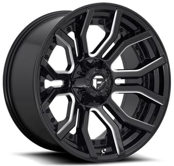 Fuel Off-Road D711 Rage Gloss Black & Milled