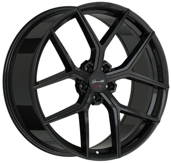 22x9 gianelle astra 5 gloss black 5x112 27mm - image