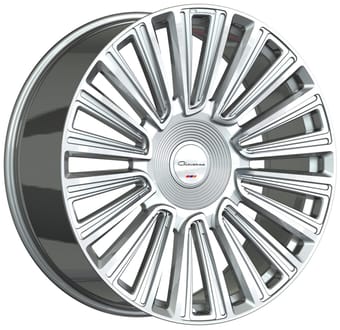 24x10 giovanna trento gloss silver machined 5x127/5 | 5x130 10mm - image