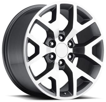 Factory Reproductions Replica GMC Sierra FR44 Replica Wheel Grey Machined Face