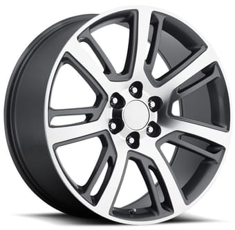 Factory Reproductions Replica Cadillac Escalade 2015 FR48 Replica Wheel Grey Machined Face
