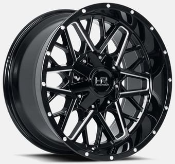Hardrock Off-Road H714 Gloss Black Milled