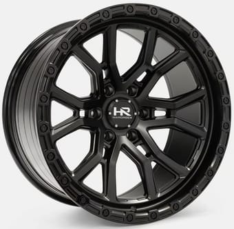17x9 hardrock off-road h115 satin black 6x135 1mm - image