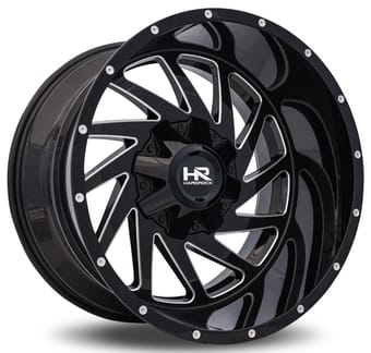 Hardrock Off-Road H704 Crusher Gloss Black Milled
