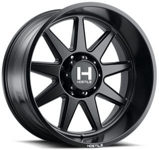 (special pricing) 20x10 hostile h121 omega asphalt 8x180 -19mm - image