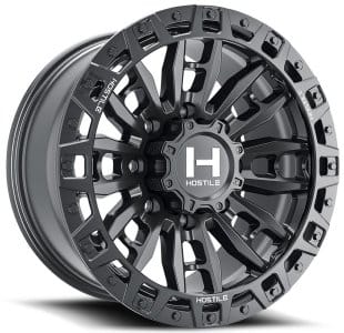20x9 hostile h130 crandon asphalt (8 lug) 8x180 1mm - image
