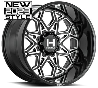 (special pricing) 22x12 hostile h132 anvil blade cut (8 lug) (* may require trimming) 8x170 -44mm - image