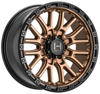 17x9 hostile h135 ridgecrest bronze (6 lug) 6x5.5/139.7 0mm - image