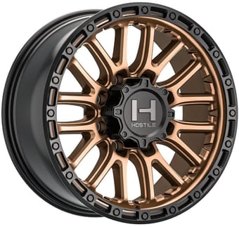 18x9 hostile h135 ridgecrest bronze (8 lug) 8x6.5/165 12mm - image