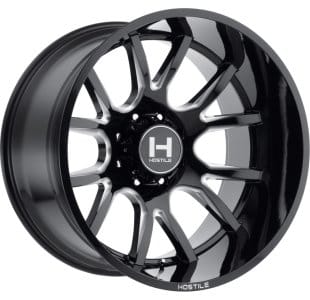 (special pricing) 22x12 hostile h113 rage blade cut (* may require trimming) 6x5.5/139.7 -44mm - image