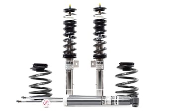 h&r street perf coil overs 98-05 volkswagen golf/jetta vr6/tdi/1.8t/2.0l mk4 street perf. ss coil over (damping adjustable) 36525-1 - image