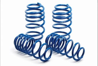 h&r super sport springs 10-11 chevrolet camaro ss v8 super sport spring (non convertible) 50778-77 - image