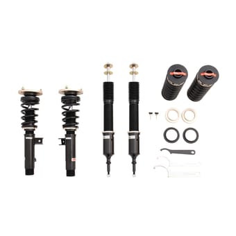 bc racing br series coilover kit for 2006-2013 bmw 3 series e92 awd/ 2006-2011 bmw 3 series e90 awd (extreme low by default) i-59e-br - image