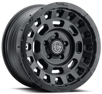 17x8.5 icon hammer pro satin black 5x127/5 -6mm - image