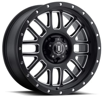 ICON Alpha Satin Black Milled