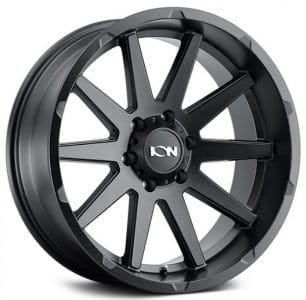 20x9 ion alloy 143 matte black 6x135 18mm - image