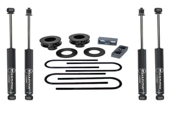 superlift 05-10 ford f-250 superduty 4wd 2.5in lift kit w/ superlift shocks k1006 - image