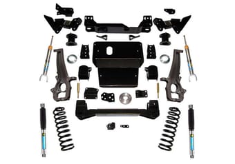 superlift 12-18 dodge ram 1500 4wd 6in lift kit w/ bilstein front struts & rear shocks k1020b - image