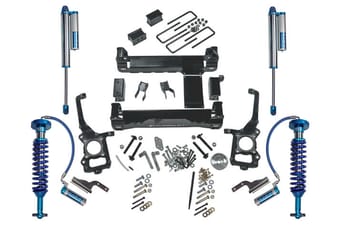 superlift 15-20 ford f-150 4wd 6in lift kit w/ king front coilovers / king reservoir rear shocks k129kg - image