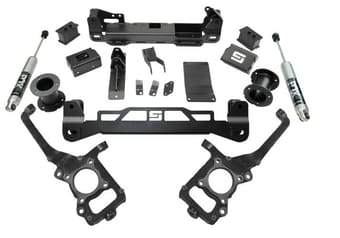 superlift 2021 ford f-150 4wd 6in lift kit w/fox 2.0 rear shocks k130f - image