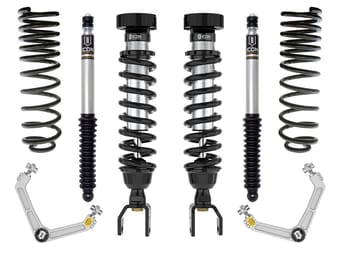 icon 2019-2023 ram 1500, 2-3" lift, stage 2 suspension system, billet uca k213112 - image
