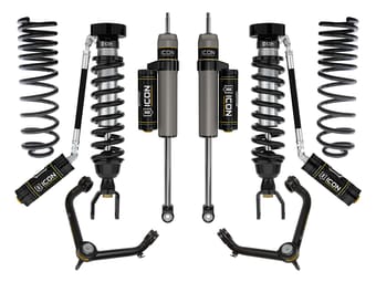 icon 2019-2023 ram 1500, 2-3" lift, stage 3 suspension system, tubular uca k213113t - image