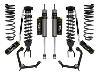 icon 2019-2023 ram 1500, 2-3" lift, stage 4 suspension system, tubular uca k213114t - image