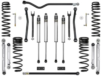 icon 20-up jeep gladiator 2.5" stage 5 suspension system (billet) k22105 - image