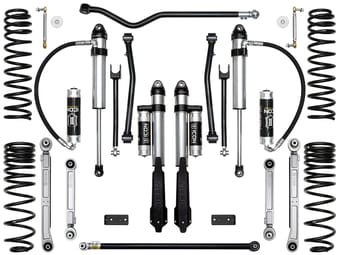 icon 20-up jeep gladiator 2.5" stage 7 suspension system (billet) k22107 - image