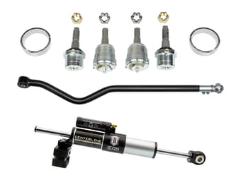icon 2018-2023 jeep wrangler jl/2020-2023 jeep gladiator, ultimate front end kit, stage 4 k2214 - image