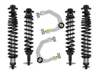 icon 2021-2023 ford bronco, non-sasquatch, 3-4" lift, stage 3 suspension system, billet k40003 - image