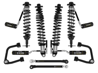 icon 2021-2023 ford bronco, non-sasquatch, 3-4" lift, stage 5 suspension system, tubular k40005t - image