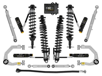 icon 2021-2023 ford bronco, sasquatch, 2-3" lift, stage 8 suspension system, billet, heavy rate rear spring k40018x - image