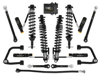 icon 2021-2023 ford bronco, non-sasquatch, 3-4" lift, stage 8 suspension system, tubular k40008t - image