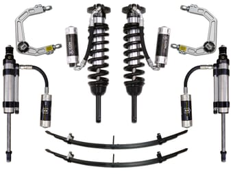 icon 2005-2015 toyota tacoma 0-3.5" lift/2016-2023 tacoma 0-2.75" lift, stage 7 suspension system, billet uca k53007 - image