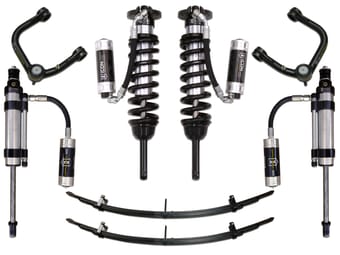 icon 2005-2015 toyota tacoma 0-3.5" lift/2016-2023 tacoma 0-2.75" lift, stage 7 suspension system, tubular uca k53007t - image
