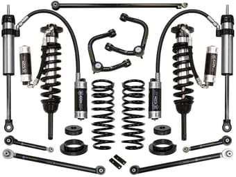 icon 03-09 gx470 0-3.5" stage 7 suspension system w tubular uca k53177t - image