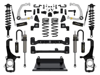 icon 2022-2024 toyota tundra, 6" lift, stage 4 suspension system, billet k53274 - image