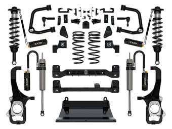 icon 2022-2024 toyota tundra, 6" lift, stage 6 suspension system, tubular k53276t - image