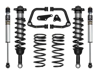 icon 2024-2025 toyota tacoma 1.25-3" lift, stage 2 suspension system, tubular, overland rear springs k53292tx - image