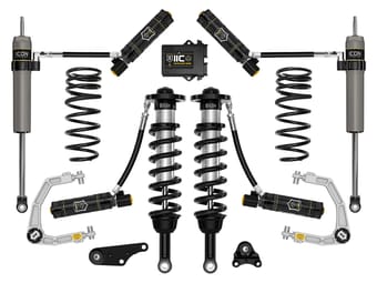 icon 2024-2025 toyota tacoma 1.25-3" lift, stage 6 suspension system, billet, overland rear springs k53296x - image