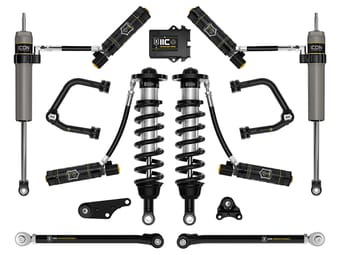 icon 2024-2025 toyota tacoma 1.25-3" lift, stage 10 suspension system, tubular k53300t - image