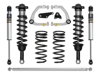 icon 2024 toyota land cruiser 250 series, 1.25-3" lift, stage 3 suspension system, billet k53363 - image
