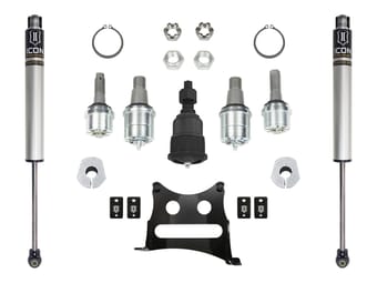 icon 2005-2022 ford f-250/f-350 super duty 4wd, ultimate front end kit, stage 3 k6213 - image