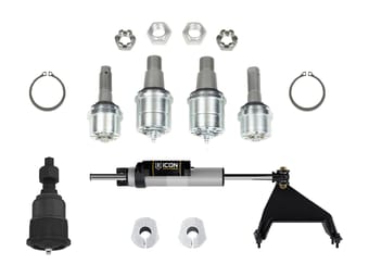 icon 2005-2022 ford f-250/f-350 super duty 4wd, ultimate front end kit, stage 4 k6214 - image